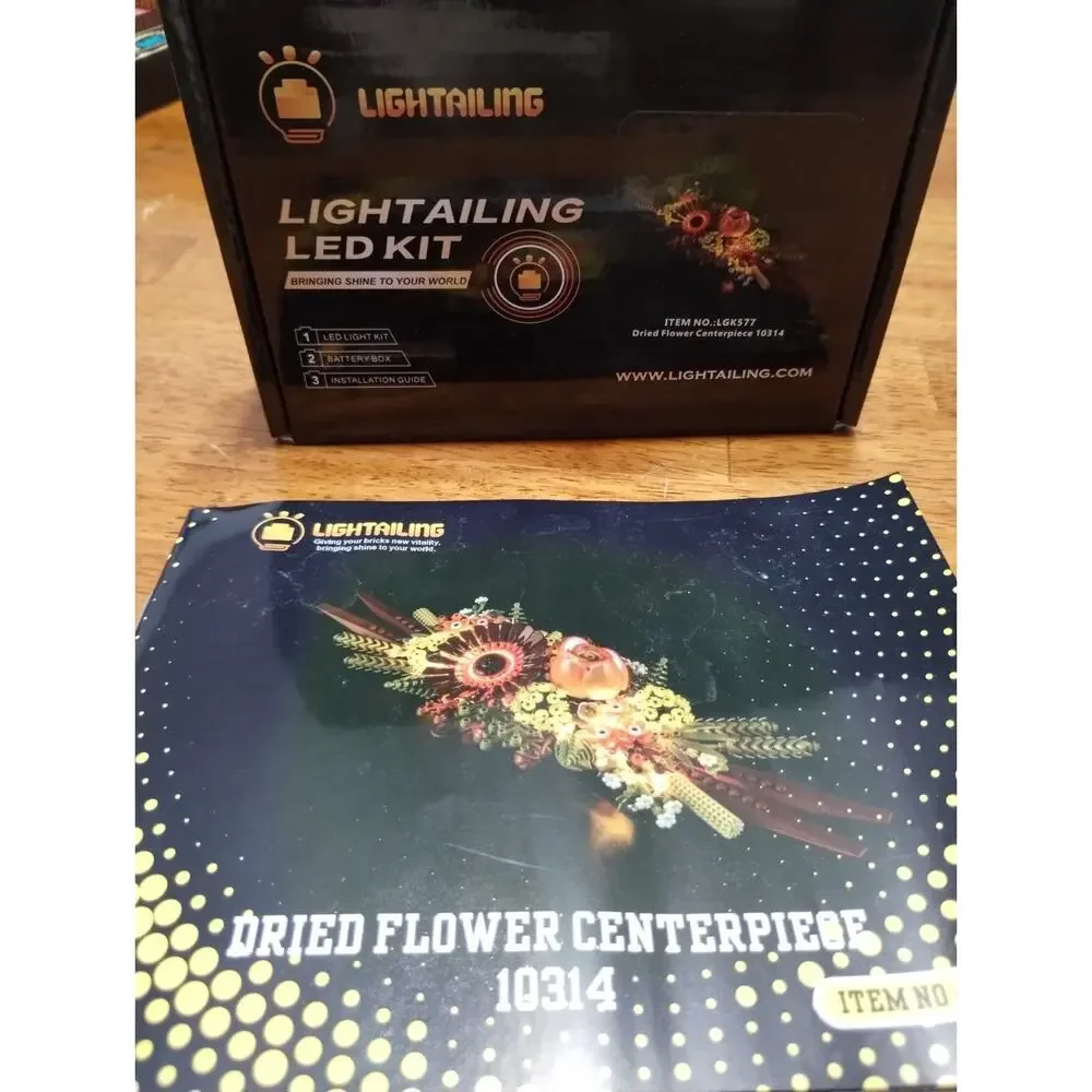 Lightailing LED Light Kit Dried Flower Centerpiece 10314 New Kit Only